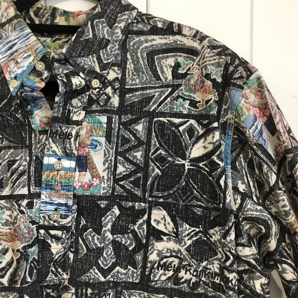 Reyn Spooner Mele Kalikimaka Hawaiian Christmas Aloha Shirt